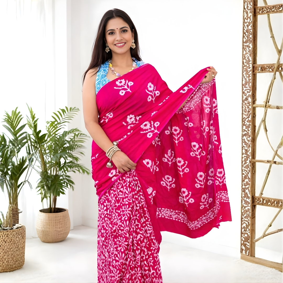 Raktima Vanika Mul Cotton Saree