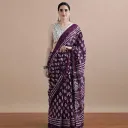 Neelima Pushpika Mul Cotton Saree