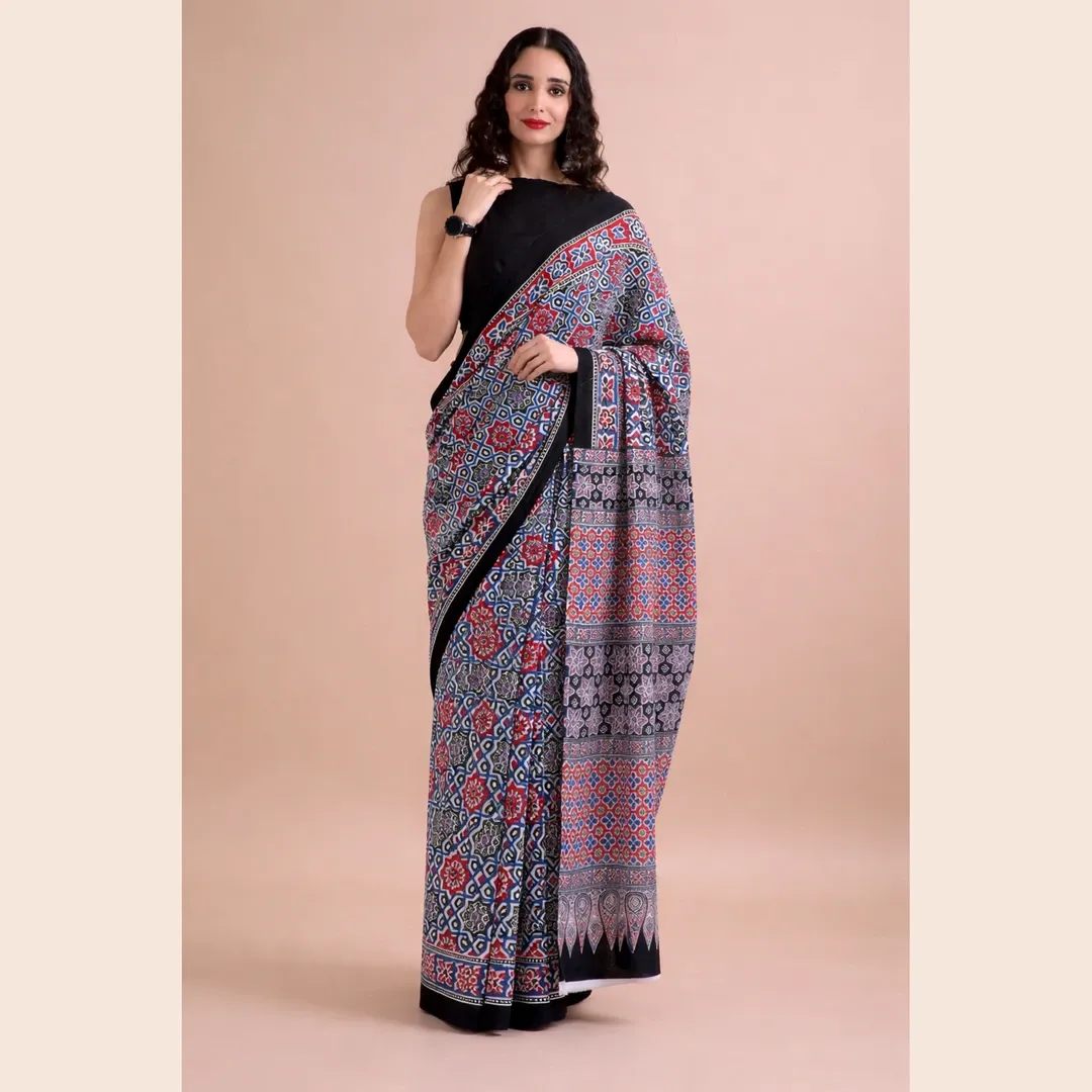 Neerja Kalam Mul Cotton Saree